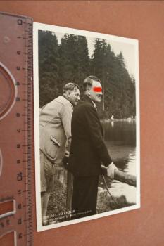 Postkarte der Reichskanzler am Hintersee bei Berchtesgaden